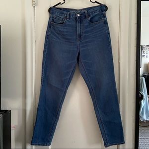 American Eagle Medium Wash High Waisted Mom Jean!
